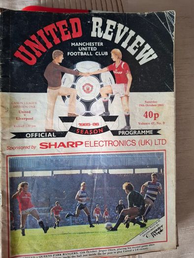 Selection of Match Programmes