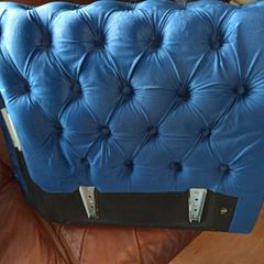 Royal Blue Chester Corner Suite. Incomplete.