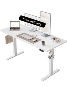 Electric Standing Desk, 120 x 60 cm Height Adjustable