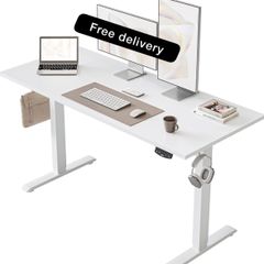 Electric Standing Desk, 120 x 60 cm Height Adjustable