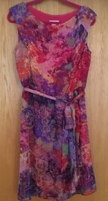 Monsoon L.O.V.E. Collection Silk Midi Dress New