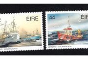 1991 Ireland Fishing Fleet (Boatyard, Inshore Trawlers, Lobster boat &amp; Fish Factory Ship) Commemorative Stamps Mint Never Hinged (MNH)