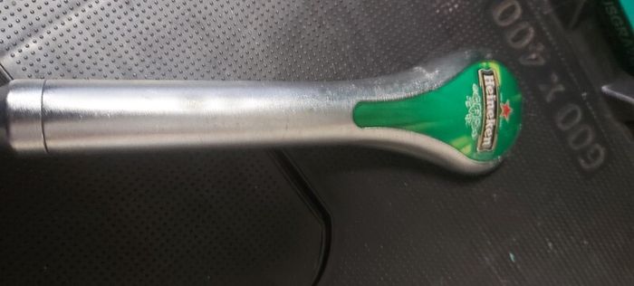 heineken long handle new old stock,,great advertising, see pictures for condition,good condition,,price includes post to anywhere in Ireland thank you,if buyer collects cheaper,its just handle,.used condition,few scratches marks see pictures, overall nice