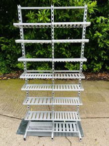 Modular Shop Display Stand Adjustable Shelves Multiple Uses
