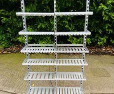 Modular Shop Display Stand Adjustable Shelves Multiple Uses