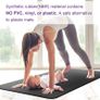 Treadmill Mat, Exercise Equipment Mat Heavy-Duty Protective Floor Mat for Under Stationary Bike, Spin Bike, Fitness Equipment, 180cm x 75cm, Black Image 5