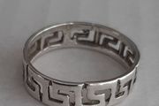 Silver ring vintage Celtic design