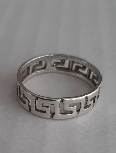 Silver ring vintage Celtic design