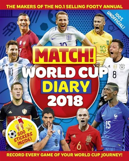 Match! World Cup Diary 2018 - Collectable / Memorabilia