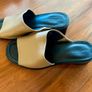 NEW-  M & S Autograph leather slide sandals Image 4