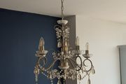 Elegant Crystal Chandelier - 5 Light Ceiling Light - Perfect Condition