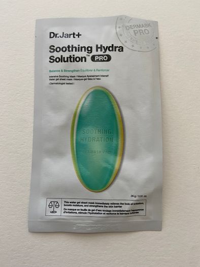 Dr Jart soothing hydra solution sheet mask