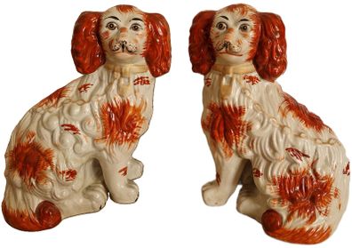 Antique Staffordshire Dogs