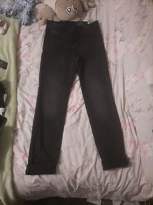 women's black high waist jeans from noisy may