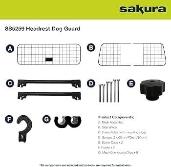 Dog Car Bundle, bootliner and headrest guard