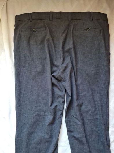Meyer roma trousers Size 44/32 zip fly grey polyester In excellent condition