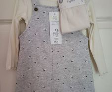 Girls Dress & T-Shirt Set 12-18mths