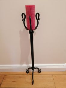 Wrought Iron Candle Holder