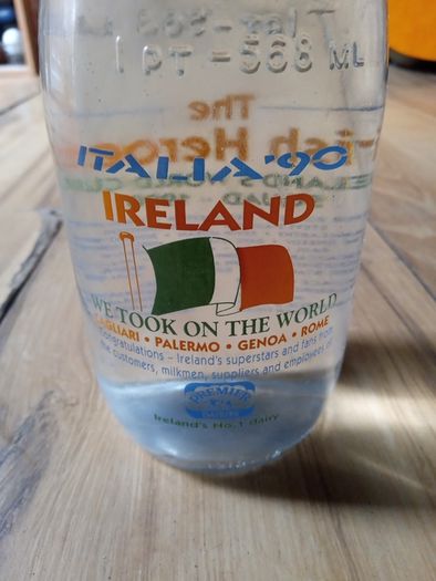 Italia 90 milk bottle collectable