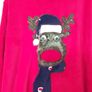 Reindeer Fleece PJ Set - Size 12/14 Image 2