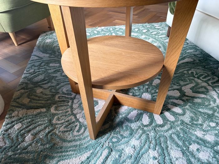 Round side tables x 2