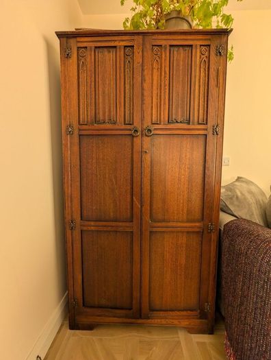 Antique Wardrobes + Vanity Dresser