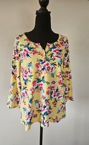 Floral print blouse