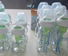 Dr Brown's baby bottles Glass Wide-Neck 150ml & 270ml