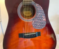 HONDO H124E Amber Sunburst MIK c.1980s Semi Acoustic