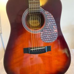 HONDO H124E Amber Sunburst MIK c.1980s Semi Acoustic
