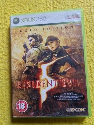 Resident Evil 5 Gold Edition Xbox360 Games Original