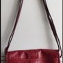 Marks & Spencer Vibrant Red Leather Crossbody bag Image 3