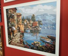 Hand painted by myself framed painting for sale
