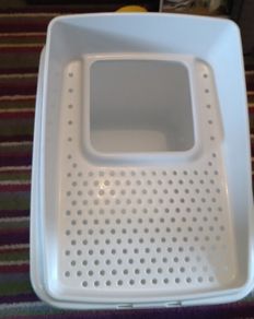 2 x Jumbo Top Entry Cat Litter Box