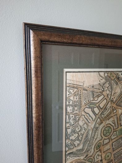 Map Edinburgh Scotland new town 1831