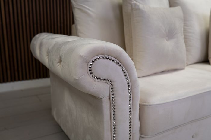 Olympia Cream Scatter Cushions Sofa Set