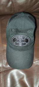 DC Batman Hat Adjustable Snap Back Meshback OSFA Black