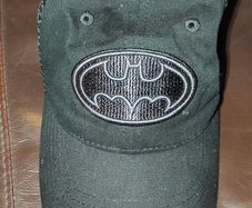 DC Batman Hat Adjustable Snap Back Meshback OSFA Black