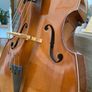 Double Bass 3/4 solid wood, bow & case + pickup Image 7