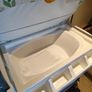 Baby changing unit with integrated bath Image 3