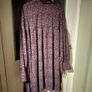 Glamorous, purple abstract Floral relaxed smock Dress Image 2
