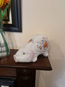 vintage piggy bank