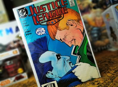 Justice League International ! Issue #19 ! LOBO APPEARANCE ! 1988 ! by DC Comics !