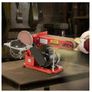 5" Belt Sander Bench Disc Sander 300w Grinder Polisher Linisher Sanding Machine Image 3