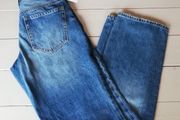 New Stradivarius ladies straight low 1410 blue jeans UK6.. EUR 34