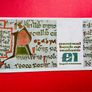 Ireland  1 Pound  12 / 4 / 1989  ( Uncirculated ) Pick 70 Image 2