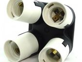 4 in 1 E27 Expand Lighting Lamp Bulbs Holder Adapter