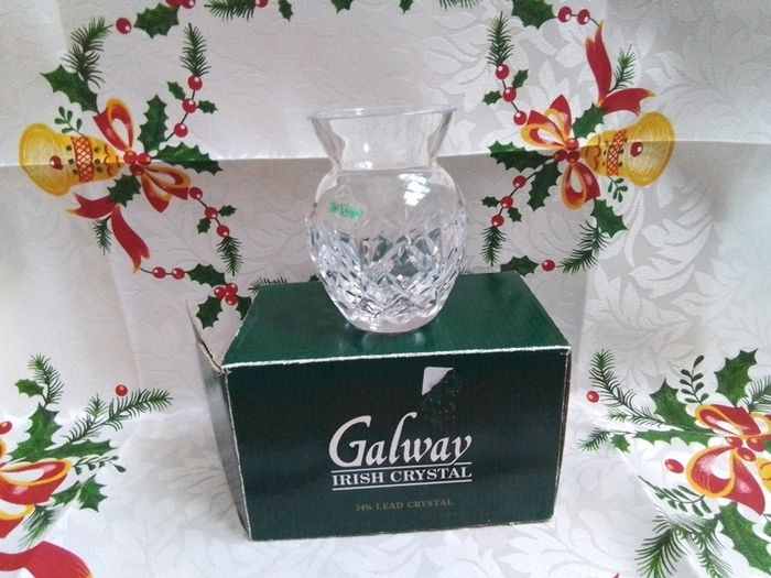 Small Galway Crystal Vase