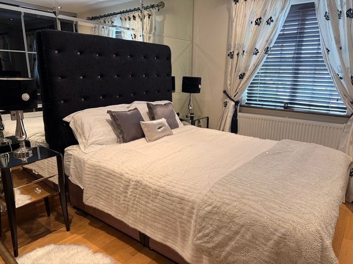King size bed and mattress for quick sale