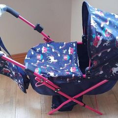 New in box - Unicorn pram and bag